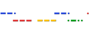 Logo de Google en alphabet morse